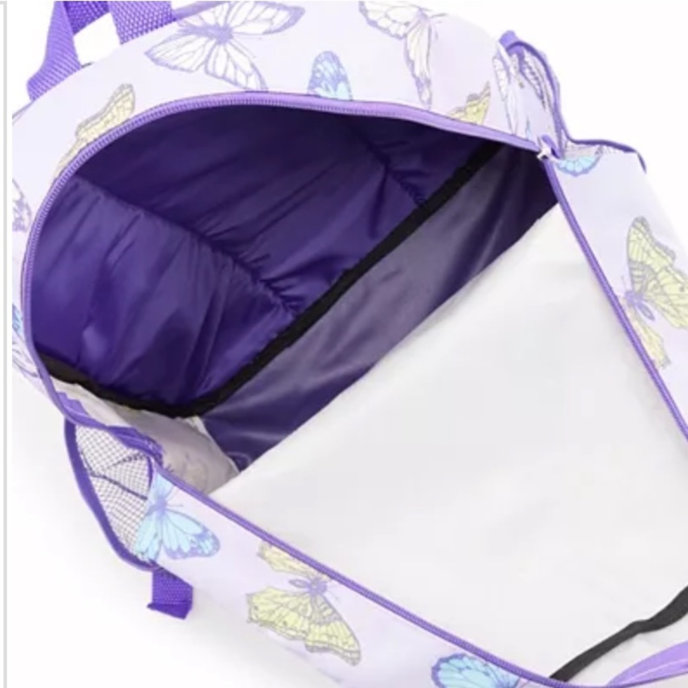 Girls Print Backpack with lunchbox - Picture 4 of 4